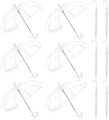 China Minimalist Custom Full Printing Transparent Rain Umbrella For Sale for sale