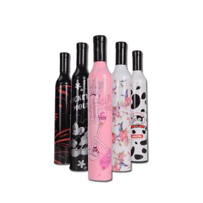 China Popular high quality modern many color wine umbrella bottle umbrella inventions new in china for sale