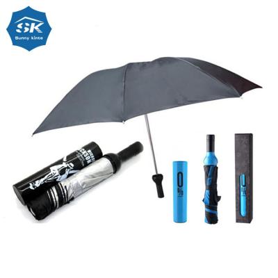 China Wholesale Custom Minimalist UV Protect Wine Bottle Umbrella for sale