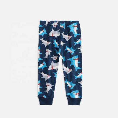 China Eco-Friendly Apparel Set Custom Cute Printed Funny ODM/OEM Cotton Sleepers Boys Pants Set Wholesale for sale