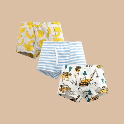 China Sustainable 0~3y Little Boys Kids Underwear With Cartoon Pattern Under Wear For US Japan UK Wholesale/ODM/OEM Market for sale