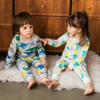 China QUICK DRY Sleepwear Wholesale/ODM/OEM Children's pijamas cotton children's clothes for sale