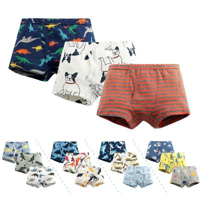 China Sustainable Fashion Printing Teen Boys Wearing Soft Kids Panties 100%cotton Boxer Wholesale/ODM/OEM for sale