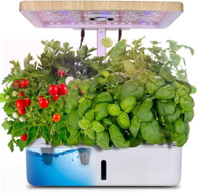 China 2021 Indoor Vegetable Plant Rectangular Flower Pot Plastic Window Planter Box Eco-Friendly With Smart Grow LED System for sale