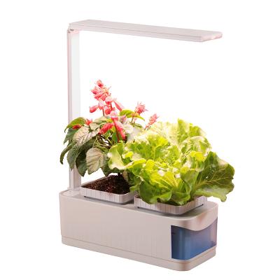 China Eco-Friendly Hydroponics Growing System , Herb Garden Kit Indoor With LED Grow Light And Smart Garden Planter With 16h Timer For Home Kitchen for sale