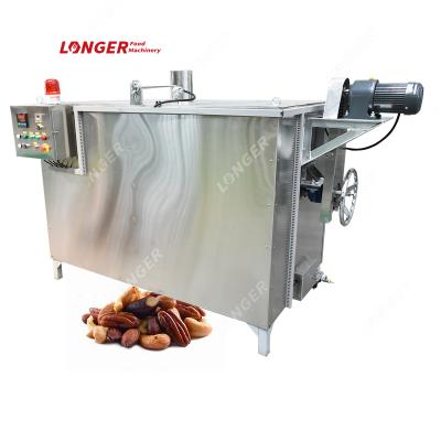 China Snack Factory Nuts Roasting Machine|Automatic Rotary Type Nuts Roaster for sale