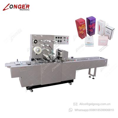 China CLOTHING Automatic Bopp Cellophane Wrapping Machine Perfume Box Cellophane Wrapping Machine For Sale for sale