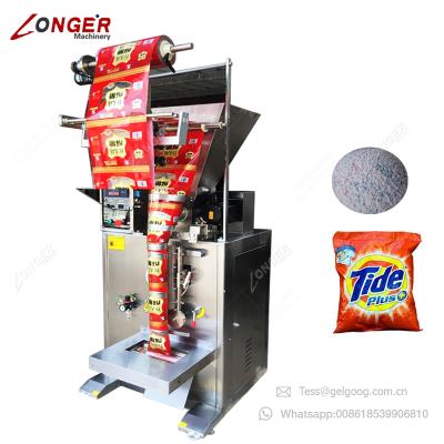 China Chemical Powder Automatic Back Seal Package Detergent Packing Machine for sale