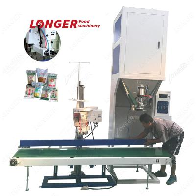 China Semi Automatic Food Myanmar Rice Bean Bag Filling Packaging Silage Granule Packing Machine for sale