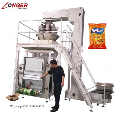 China Food Factory Price Small Potato Chip Packing Fungus Kurkure Pouch Doypack Packing Machine for sale