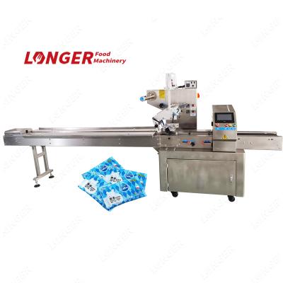 China machinery & Semi Automatic Material Sanitary Pad Cloth Packing Baby Diaper Wet Packaging Machine for sale