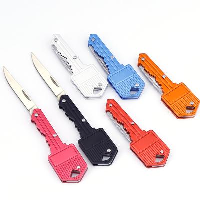 China 2021 Factory Wholesale Aluminum Oxide Custom Key Chain Knife Key Chain for sale