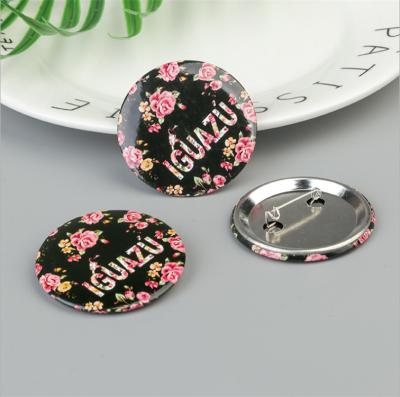 China Magnetic Custom Round Anime Tin Badge / Pin Tin Button Badges Tin Badge Makers for sale