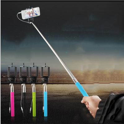 China 3.5mm Audio Jack Selfie Stick Wireless Monopod for iPhone Samsung Camera for sale