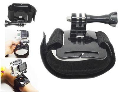 China Elastic Velcro Wrist Gopro Camera Arm Strap with Screw Camera Mount for sale