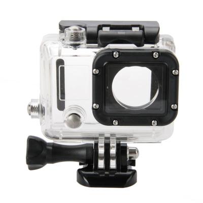 China Transparent ABS Glass Go Pro Waterproof Case Diving Sport Camera Mounts for sale