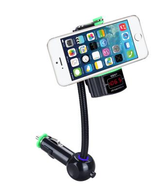 China Multi Functional Vehicle Bluetooth Kit Cell Phone Mount Holder Bracket For Iphone Samsung for sale