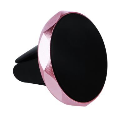 China Magnetic Air Vent Outlet Cradle Car Air Vent Mount Holder Universal in Pink Red for sale