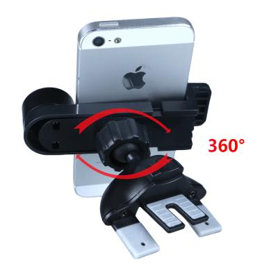 China Portable Adjustable Samsung Car Phone Holder Air Vent CD Slot Mount Bracket for sale