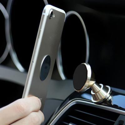 China Luxury Design Dashboard Magnetic Car Phone Holder Mount Aluminium Alloy for sale