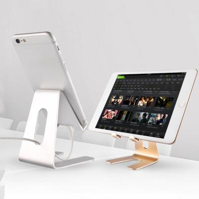 China 4-8 Inch Metal Cell Phone Stand For Desk , Universal Cellphone Mount Lightweight for sale