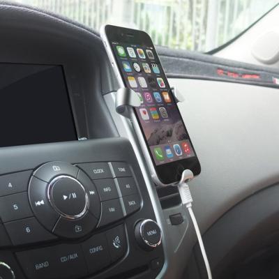 China Clamp Triangular Smartphone Mobile Phone Holder Car Air Vent Mount Easy To Install for sale