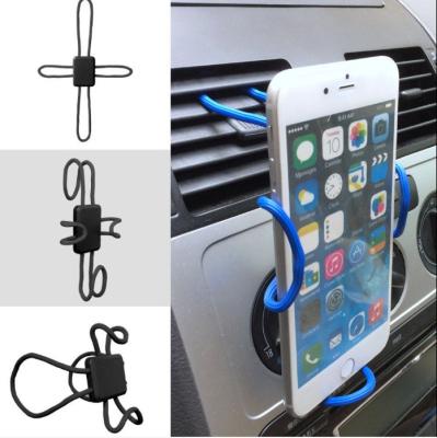 China Tenedor cruciforme flexible del teléfono celular del vehículo de Iphone 8 Diy con el soporte y la rejilla extensibles en venta