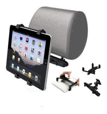 China Universal 360 Rotation Car Seat Headrest Backseat Mount Holder For Samsung Tab 3 10.1 for sale