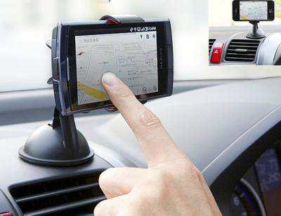 China LG / Samsung Note 3 Mounted Car GPS Holder , Rotating Asus Zenfone 6 Car Holder for sale