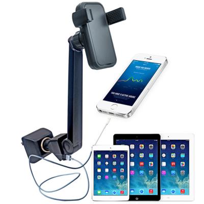 China Mobile Phone / Tablet Car Charger Holder Double USB Sockets for iPad 2 3 4 5 for sale