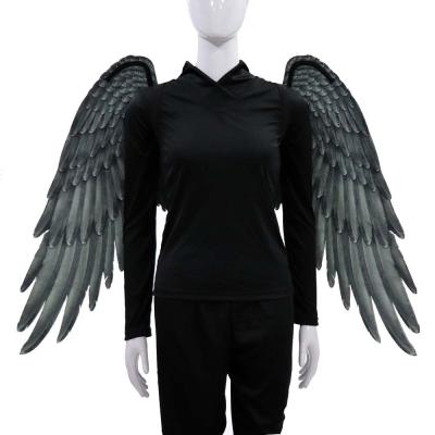 China Christmas Day Decoratiom Foreign Trade Carnival Halloween Wings Angel Wings White Black Oversized Unisex for sale