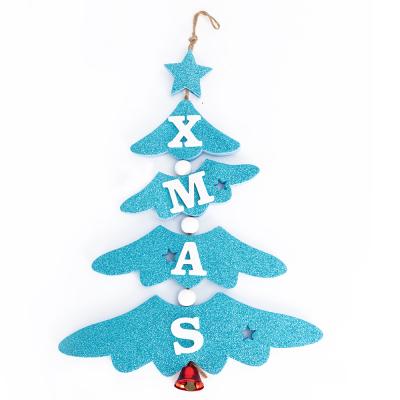 China Wholesale Foam Material Style Christmas Tree Decoration Hot Sale Christmas Tree Supplies Hanging Door Hanger for sale