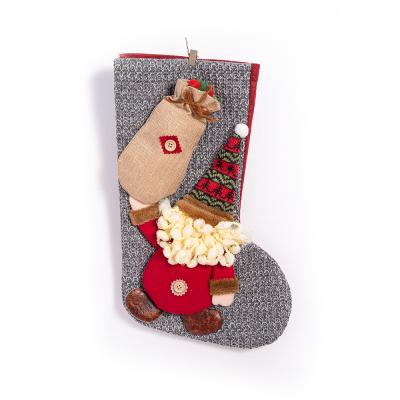 China Wholesale Customizable Christmas Day Decoratiom Winter Cute Fluffy Christmas Socks Home Decor Xmas Socks for sale