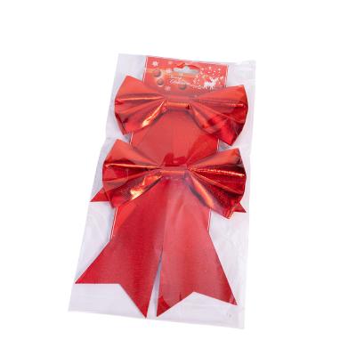 China Christmas Day Decoratiom Factory Direct Sales Personalized Custom Sequin Fabric Christmas Bow Holiday Party Decorations for sale