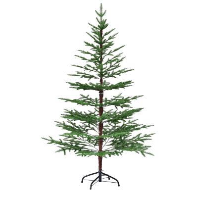 China Christmas Tree Pvc/pe Christmas Tree Decoration Luxury Artificial Pine Needle Christmas Featured Christmas Tree With Base for sale