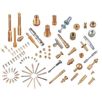 China cnc turning parts M3 M4 Heat Set Insert Nuts Female Thread Brass Knurled Inserts Hot Melt Nut Embed Parts for sale