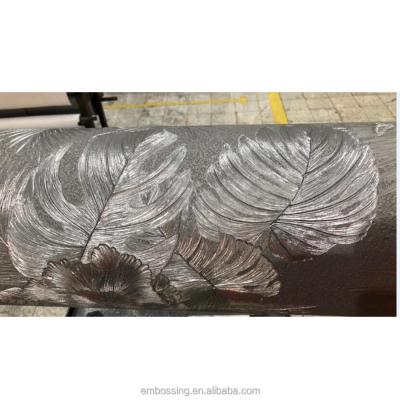 China Emboss Customized Wallpaper High Quality Wallpaper For Family Steel Embossing Roller for sale