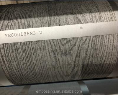 China High Quality Customized Clear Film WPC Flooring Steel Embossing Roller for sale