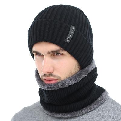 China Men's Knitted Beanie Hats Winter Beanie Hats Women Skullies Beanies Hats Covers Bean Mask Winter Warm Loose Hats for sale