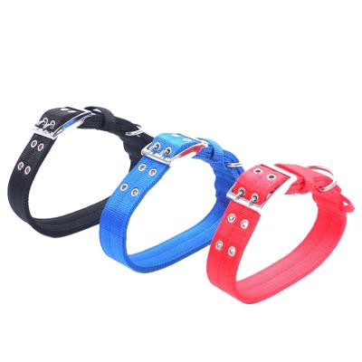 China Hot Sale High Quality DETACHED Large Dog Collar Plain Button Chunky Cross Collar for sale