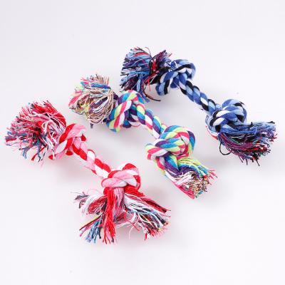 China Viable Pet Products Cotton Rope Molar Toys Cat and Toys Knot Rope Dog Rope Toys Dog Bite Resistant and Cleaner Set for sale