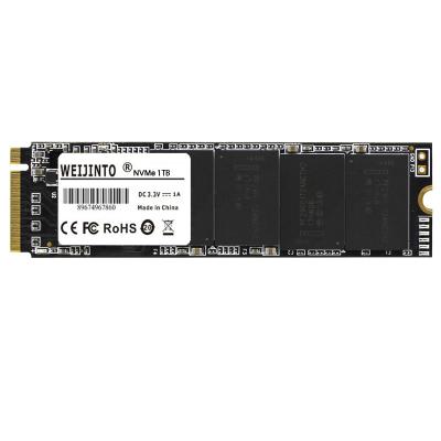 China Internal SSD M2 NVMe 256GB 128GB 512GB 1TB WEIJINTO M.2 PCIe SSD Solid State Drive For Laptop Desktop for sale