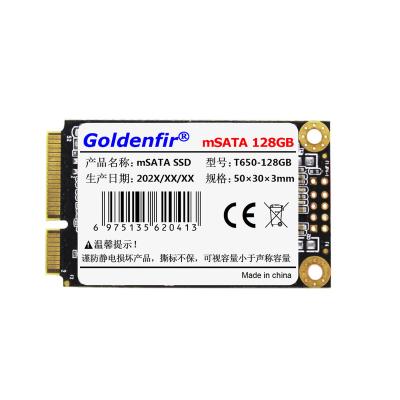 China Internal SSD 128GB 256GB 512GB 1TB Goldenfir SSD MSATA Solid State Drive For Laptop for sale