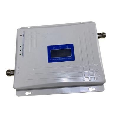 China Wholesale High Quality Triple Band Network Booster 900 1800 2100 MHz Home Use Mobile Phone Signal Repeater 2g 3g 4g 240*190*35mm for sale