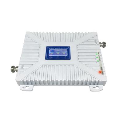 China Wholesale Mobile Signal Booster Network 900 2100 2600 4G Signal Booster Triple Band 2G 3G 4G GSM Wireless Mobile Signal Supplement for sale