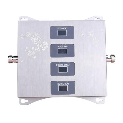 China Best Indoor Signal Booster Price Quad Band Signal Booster 2G 3G 4G 800 900 1800 2100 Mobile Signal Booster Repeater for sale