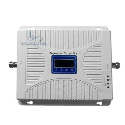 China Best Indoor Signal Booster Price 800 900 1800 2100 Signal Booster 20dBm LCD Network 2G 3G 4G Wireless Indoor Mobile Signal Booster Repeater Amplifier for sale