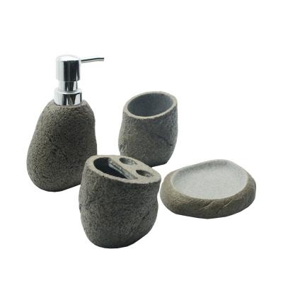 China Hotel Washroom Organizer Bathroom Accessories Set Toothbrush Holder for sale