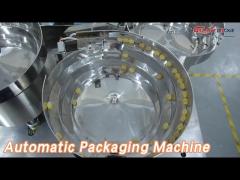 Vibrator Bowl Automatic Packaging Machine Counting Vertical Space Saving