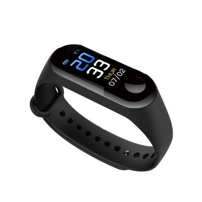 China Sports Smart Heart BT Wifi Factory Price Wholesale M3 Wristband Rate Monitor Health Fitness Tracker Universal Smart Watch for sale